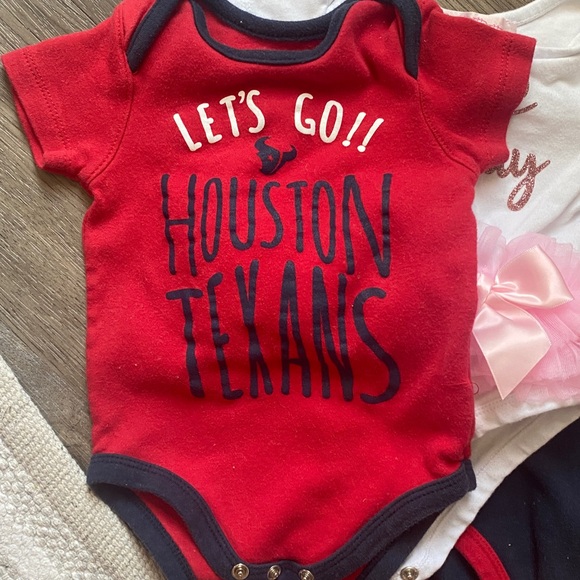 NFL Houston Texans Red and Blue Bodysuits - Picture 4 of 5